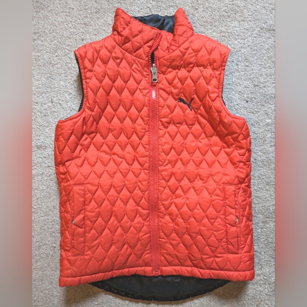 Puma girls reversible puffer vest